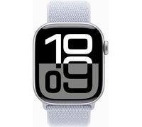 Apple Watch S10 Cell/42mm/argent/bande sport/nuage bleu