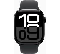 Apple Watch S10 Cell/46mm/Jet Black/Sportband/Noir/-S/M