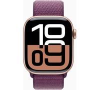 Apple Watch S10 Cell/46mm/or rose/bracelet sport/plume