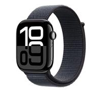 Apple Watch S10 GPS 46 mm avec boitier en aluminium noir de jais et connexion WiFi - Noir sidéral