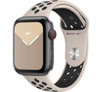 Apple 40mm Nike Sport Band - Bracelet de montre pour montre intelligente - taille S/M & M/L - noir, sable du désert - pour Watch Hermès Series 7, Hermès Series 9, Nike Series 7, Series 10, Series 8, S