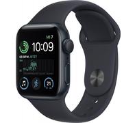 Apple Watch SE 2023 Bracelet sport S/M 40 mm Aluminium GPS - Smartwatch - minuit/nuit marchandise US