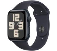 Apple Watch SE OLED 44 mm Numérique 368 x 448 pixels Écran tactile Noir Wifi GPS (satellite)