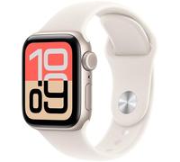 Apple Watch SE 3 GPS + Cellular 40mm Boitier en Aluminium Lumiere Stellaire avec Bracelet Sport Lumiere Stellaire - M/L