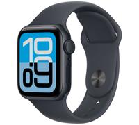 Apple Watch SE 3 GPS 40mm Midnight Aluminium Midnight Sport Band S/M MEH94 - Unisex - 40 mm - Montre Connectée - Quartz avec chargeur