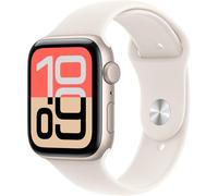 Apple Watch SE 3 GPS 44mm Starlight Aluminium Starlight Sport Band M/L MEHJ4 - Unisex - 44 mm - Montre Connectée - Quartz avec chargeur