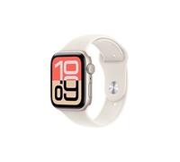 Apple Watch SE 3 GPS 44mm Boitier en Aluminium Lumiere Stellaire avec Bracelet Sport Lumiere Stellaire - S/M