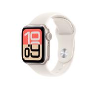 Apple Watch SE 3 GPS + Cellular 40mm Boitier en Aluminium Lumiere Stellaire avec Bracelet Sport Lumiere Stellaire - M/L