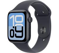 Apple Watch SE 3 GPS + Cellular 44mm Boitier en Aluminium Minuit avec Bracelet Sport Minuit- S/M