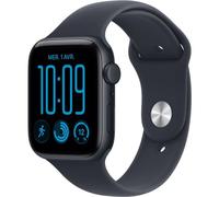 Apple Watch SE 3 GPS+Cellular 44 mm Midnight Aluminium OLED 1000 cd/m² Détection chute Détection accidents NFC Always-on Bracelet Sport Marine