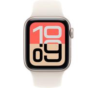 Apple Watch SE 3 GPS 40mm Boitier en Aluminium Lumiere Stellaire avec Bracelet Sport Lumiere Stellaire - S/M