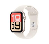 Apple Watch SE 3 GPS + Cellular - 44mm - Boîtier Starlight Aluminium - Bracelet Starlight Sport Band - S/M