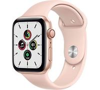 Apple Watch SE 44 mm boîter aluminium or et bracelet sport rose des sables [Wi-Fi + Cellulaire] Reconditionné Correct