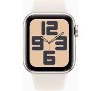 Apple Watch SE Cell/44mm/Starlight/Bande sport/Starlight/-M/L