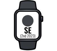Apple Watch SE GP Case 44mm Aluminium Midnight avec bracelet sport Midnight - M/L