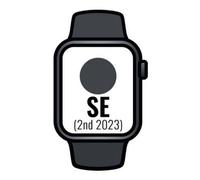 Apple Watch SE GP Case 44mm Aluminium Midnight avec bracelet sport Midnight - S/M