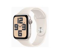 Apple Watch SE (GPS) - 2e génération - 44 mm - aluminium droit - Montre connectée avec bracelet sport - fluoroélastomère - droit - taille du bracelet : M/L - 32 Go - Wi-Fi 4, Bluetooth - 32.9 g