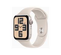 Apple Watch Se (Gps) - 2e Génération - 44 Mm - Aluminium Droit - Montre Connectée Avec Bracelet Sport - Fluoroélastomère - Droit - Taille Du Bracelet : M/L - 32 Go - Wi-Fi, Bluetooth - 32.9 G