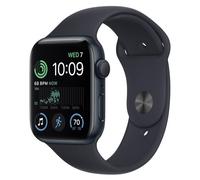 Apple Watch SE (GPS) - 2e génération - 44 mm - aluminium minuit - Montre connectée avec bracelet sport - fluoroélastomère - minuit - taille du bracelet : Normal - 32 Go - Wi-Fi, Bluetooth - 32.9...