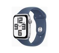 Apple Watch SE OLED 44 mm Numérique 368 x 448 pixels Écran tactile Argent Wifi GPS (satellite)