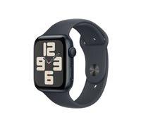 Apple Watch SE OLED 44 mm Numérique 368 x 448 pixels Écran tactile Noir Wifi GPS (satellite)