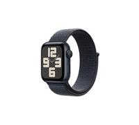 Apple Watch SE GPS 40mm Boîtier en Aluminium Minuit avec Boucle Sport Encre Violette version 2024