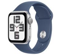 Apple Watch SE OLED 40 mm Numérique 324 x 394 pixels Écran tactile Argent Wifi GPS (satellite)