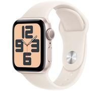 Apple Watch SE GPS 40mm Starlight Aluminium Sport Band M/L MXEG3 - Unisex - 40 mm - Montre Connectée - Quartz avec chargeur
