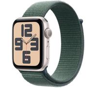 Apple Watch SE GPS - 44mm - Boîtier Starlight Aluminium - Bracelet Lake Green Sport Loop