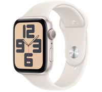 Apple Watch SE GPS - 44mm - Boîtier Starlight Aluminium - Bracelet Starlight Sport Band - M/L