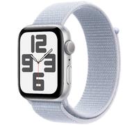 Apple Watch SE GPS 44mm Silver Aluminium Sport Loop MXET3 - Unisex - 44 mm - Montre Connectée - Quartz avec chargeur