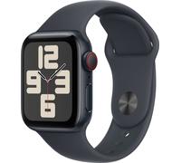 Apple Watch SE GPS + Cellulaire 40mm Aluminium Noir avec Bracelet Sport Midnight