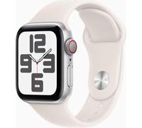 Apple Watch SE GPS + Cellulaire 40mm Starlight Aluminium Case mit Starlight Sport Band