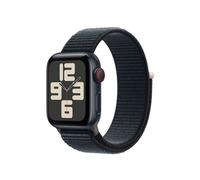 Apple Watch Se (Gps + Cellular) - 2e Génération - 40 Mm - Aluminium Minuit - Montre Connectée Avec Bracelet Sport - Textile - Minuit - Taille Du Poignet : 130-200 Mm - 32 Go - Wi-Fi, Lte...