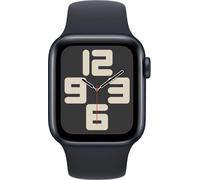 Apple Watch SE (GPS + Cellular) - 2e génération - 40 mm - aluminium minuit - Montre connectée avec bracelet sport - fluoroélastomère - minuit - taille du bracelet : S/M - 32 Go - Wi-Fi, LTE, Bluetooth