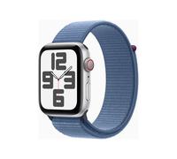 Apple Watch SE OLED 44 mm Numérique 368 x 448 pixels Écran tactile 4G Argent Wifi GPS (satellite)