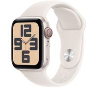 Apple Watch SE GPS + Cellular - 40mm - Boîtier Starlight Aluminium - Bracelet Starlight Sport Band - S/M