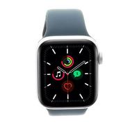 Apple Watch SE GPS + Cellular 44mm Aluminium argent Bracelet Sport bleu abyssal | comme neuf | AN591904