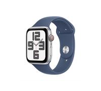 Apple Watch SE OLED 44 mm Numérique 368 x 448 pixels Écran tactile 4G Argent Wifi GPS (satellite)