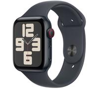 Apple Watch SE GPS + Cellular - 44mm - Boîtier Midnight Aluminium - Bracelet Midnight Sport Band - M/L