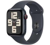 Apple Watch SE OLED 44 mm Numérique 368 x 448 pixels Écran tactile 4G Noir Wifi GPS (satellite)