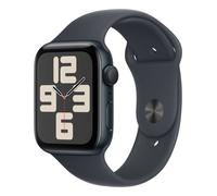 Apple Watch SE OLED 44 mm Numérique 368 x 448 pixels Écran tactile Noir Wifi GPS (satellite)