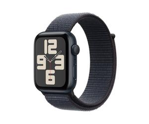 Apple Watch SE OLED 44 mm Numérique 368 x 448 pixels Écran tactile Noir Wifi GPS (satellite)