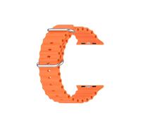 Apple Watch Série 10, bracelet de 46 mm, bracelet KRD75 Ocean Sport | Couleur: Orange Orange