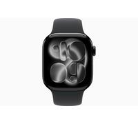 Apple Watch Série 11 (2025) GPS 42Mm Boîtier Noir Jais Bracelet Noir S/M MEQT4