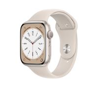 Apple Watch Série 8 GPS 45MM Boîtier Aluminium Bracelet Sport Starlight MNP23