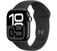 Apple Watch Series 10 OLED 46 mm Numérique 416 x 496 pixels Écran tactile 4G Noir Wifi GPS (satellite)
