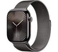 Apple Watch Series 10 (2024) GPS + Cellular, Boitier Titane Ardoise de 46mm avec bracelet Milanais M/L, Titane Ardoise