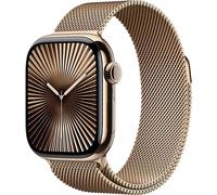 Apple Watch Series 10 OLED 42 mm Numérique 374 x 446 pixels Écran tactile 4G Or Wifi GPS (satellite)