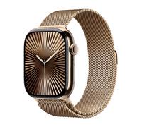 Apple Watch Series 10 OLED 46 mm Numérique 416 x 496 pixels Écran tactile 4G Or Wifi GPS (satellite)